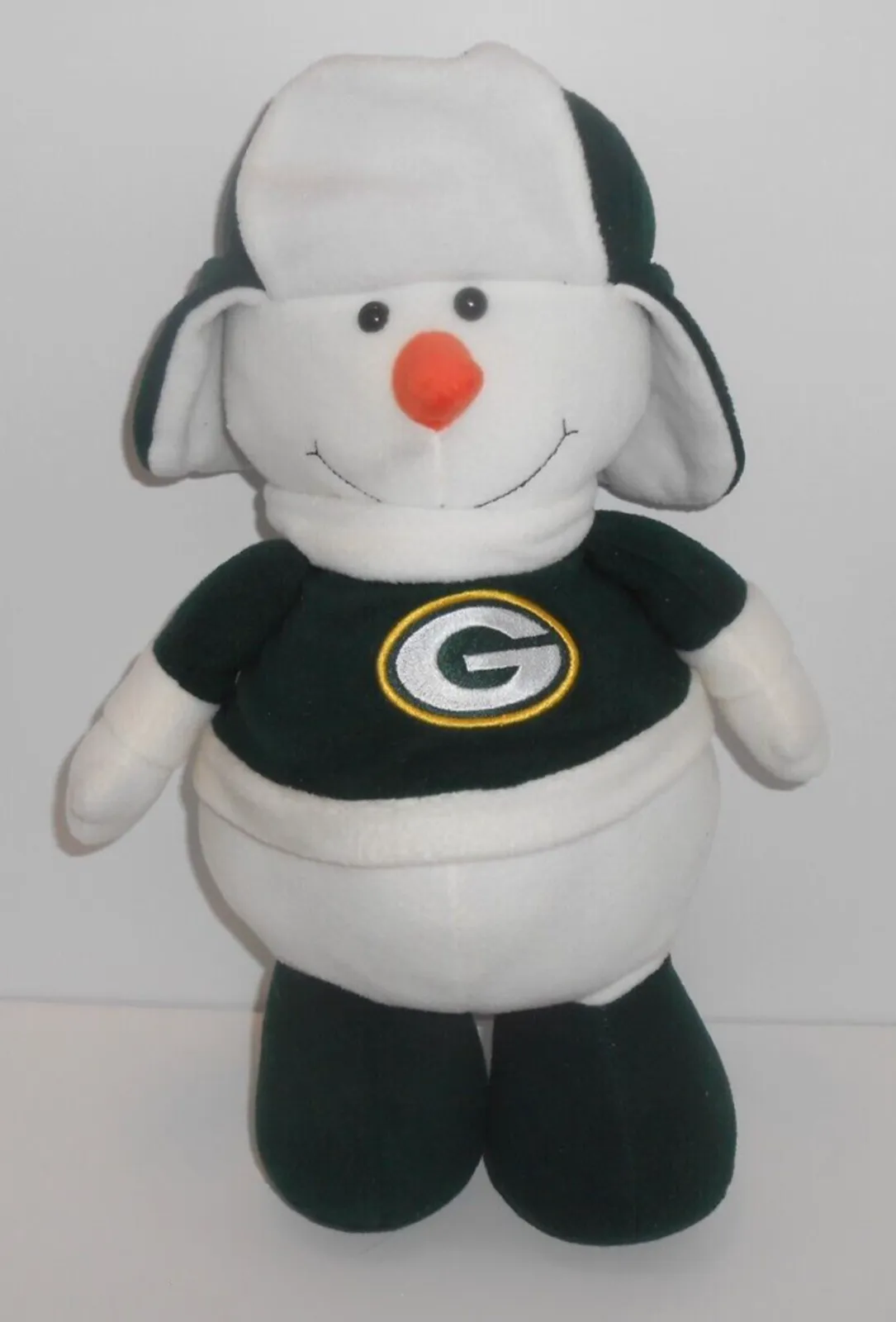 Product image for Green Bay Packers The Memory Company Chilly Snowman Plush Football Fan Gift
