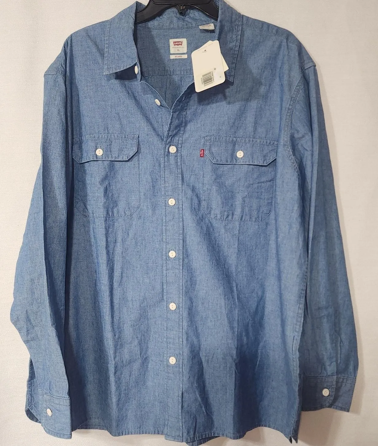 Product image for Levi's the worker relaxed fit men's XL long sleeve button down shirt - new-with-tags - Levi's