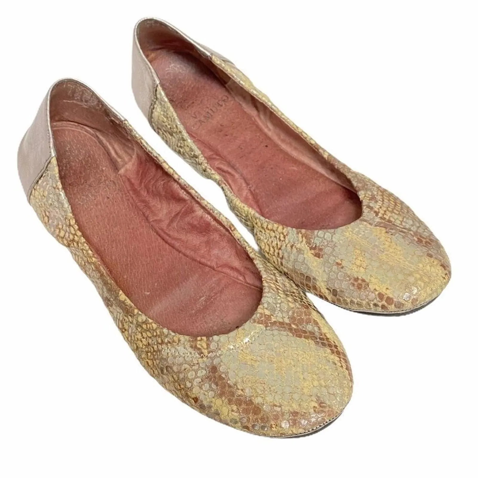 Product image for Vince CAMUTO Ellen Flat Ballet Animal Print Shoes - Vince Camuto