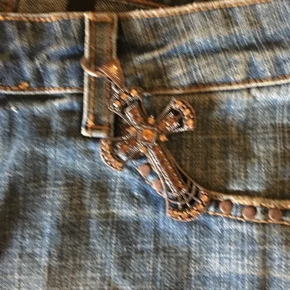 Product image for NWT Swarovski & Jewel Streets Ahead Boho Jeans