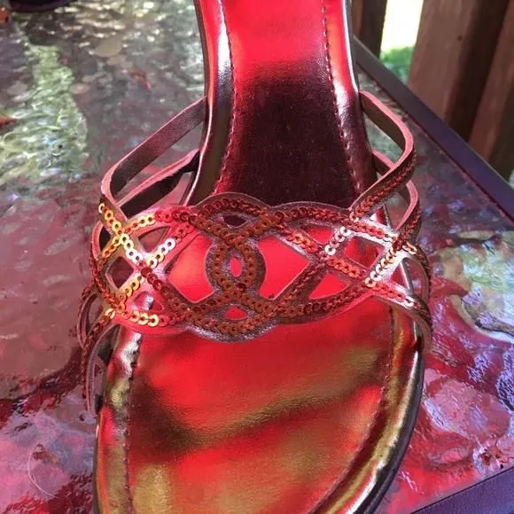 Product image for Metallic Copper Joey O Wedges