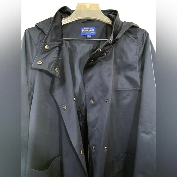 Product image for Pendleton Women’s Mid-Length All Weather Trench Coat with Removable Hood Size XL