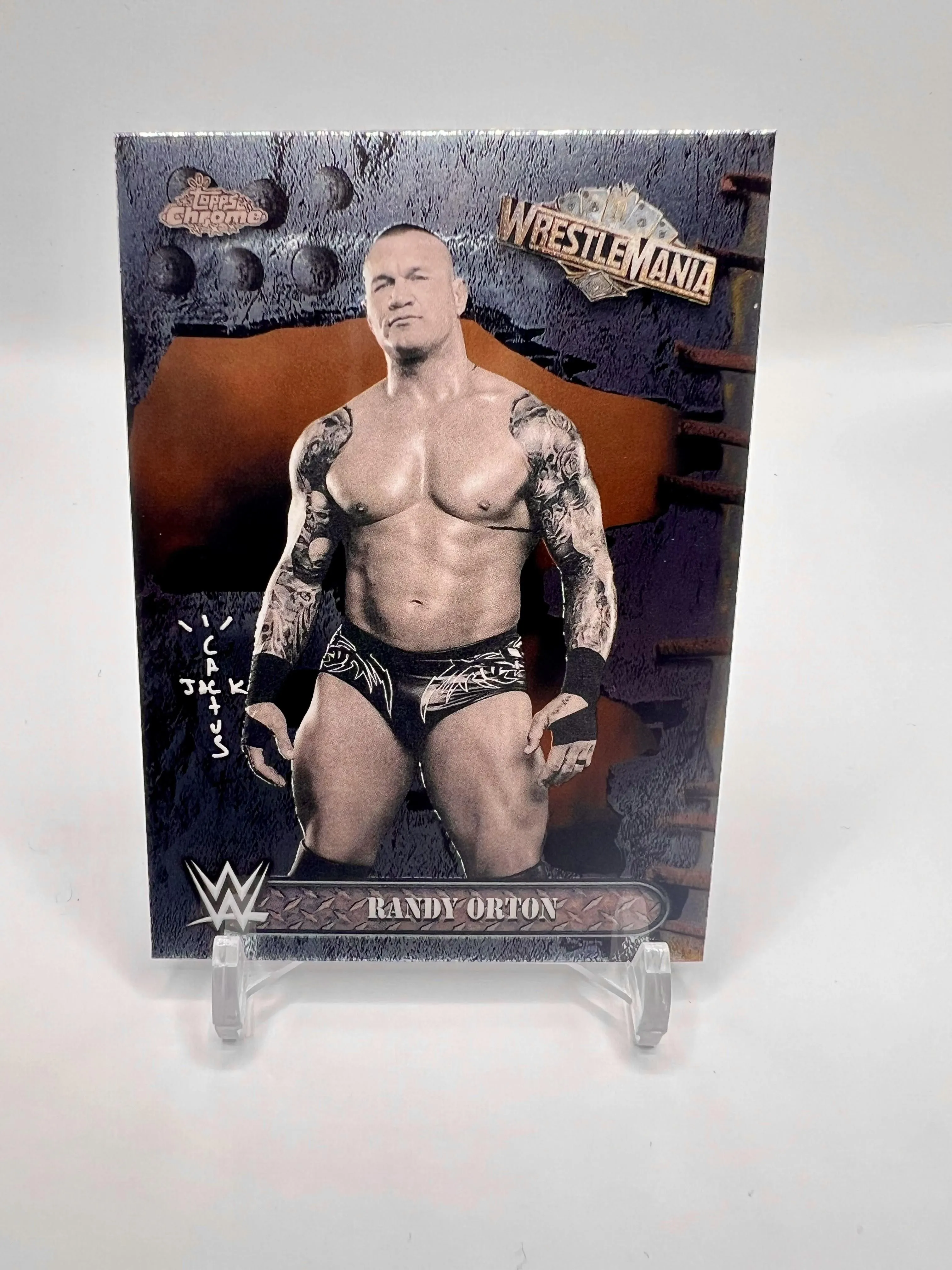 Product image for 2025 Topps WWE WrestleMania Cactus Jack Randy Orton Base