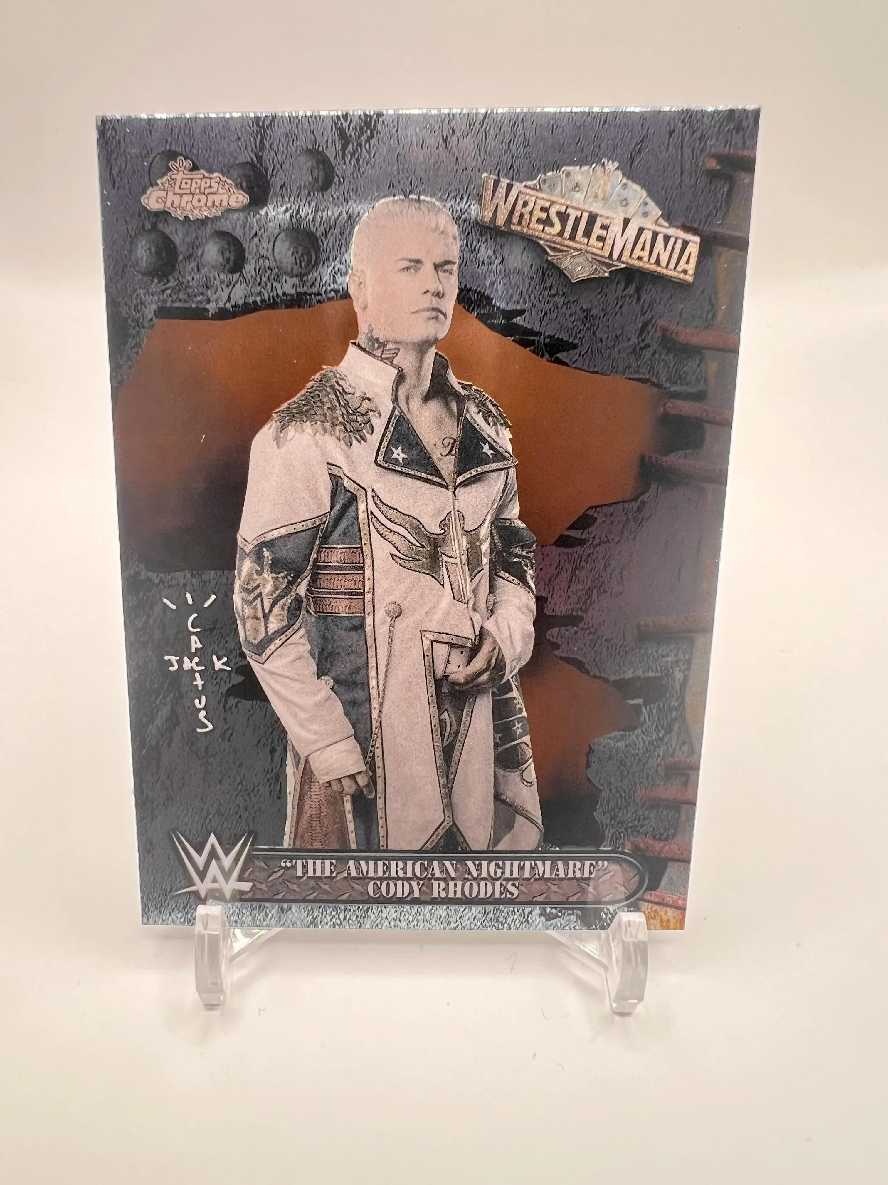 Product image for 2025 Topps WWE WrestleMania Cactus Jack Cody Rhodes Base