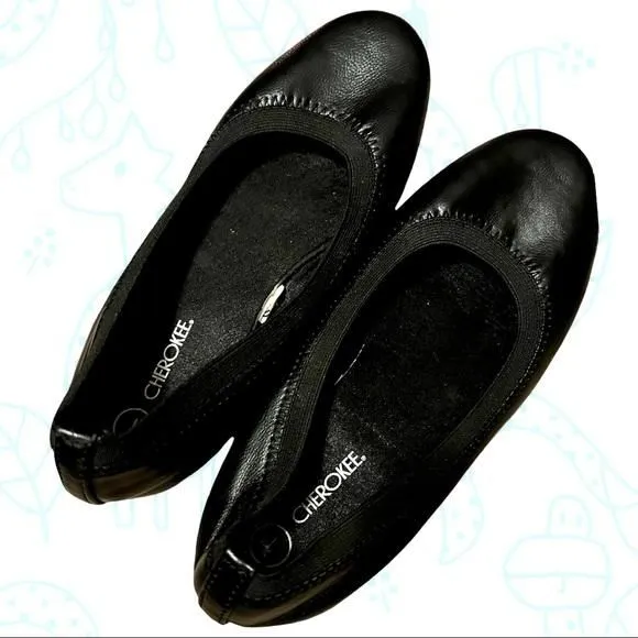 Product image for Cherokee Girl’s Black Dress Shoe: Size 1