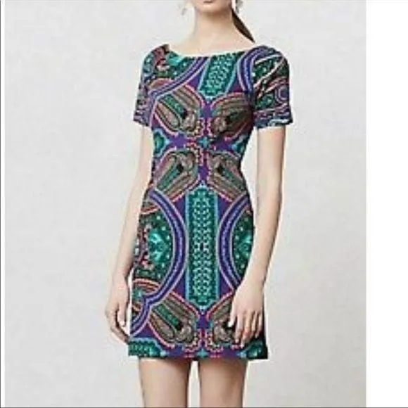 Product image for PLENTY by Tracy Reese Anthropologie Paisley Sheath Dress