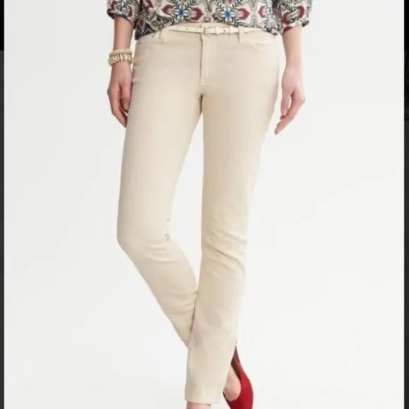 Product image for Banana Republic Skinny Leg Ankle Corduroy Pants Petite Size 28