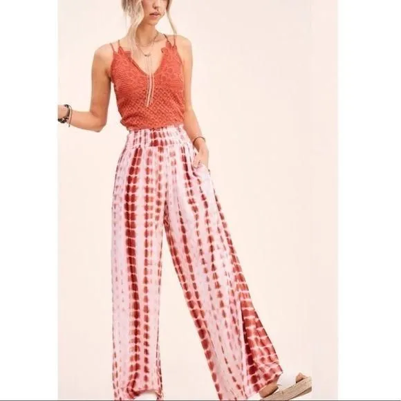 Product image for TIE dye wide leg boho “Goddess” pants