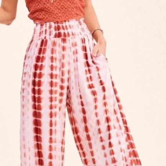 Product image for TIE dye wide leg boho “Goddess” pants