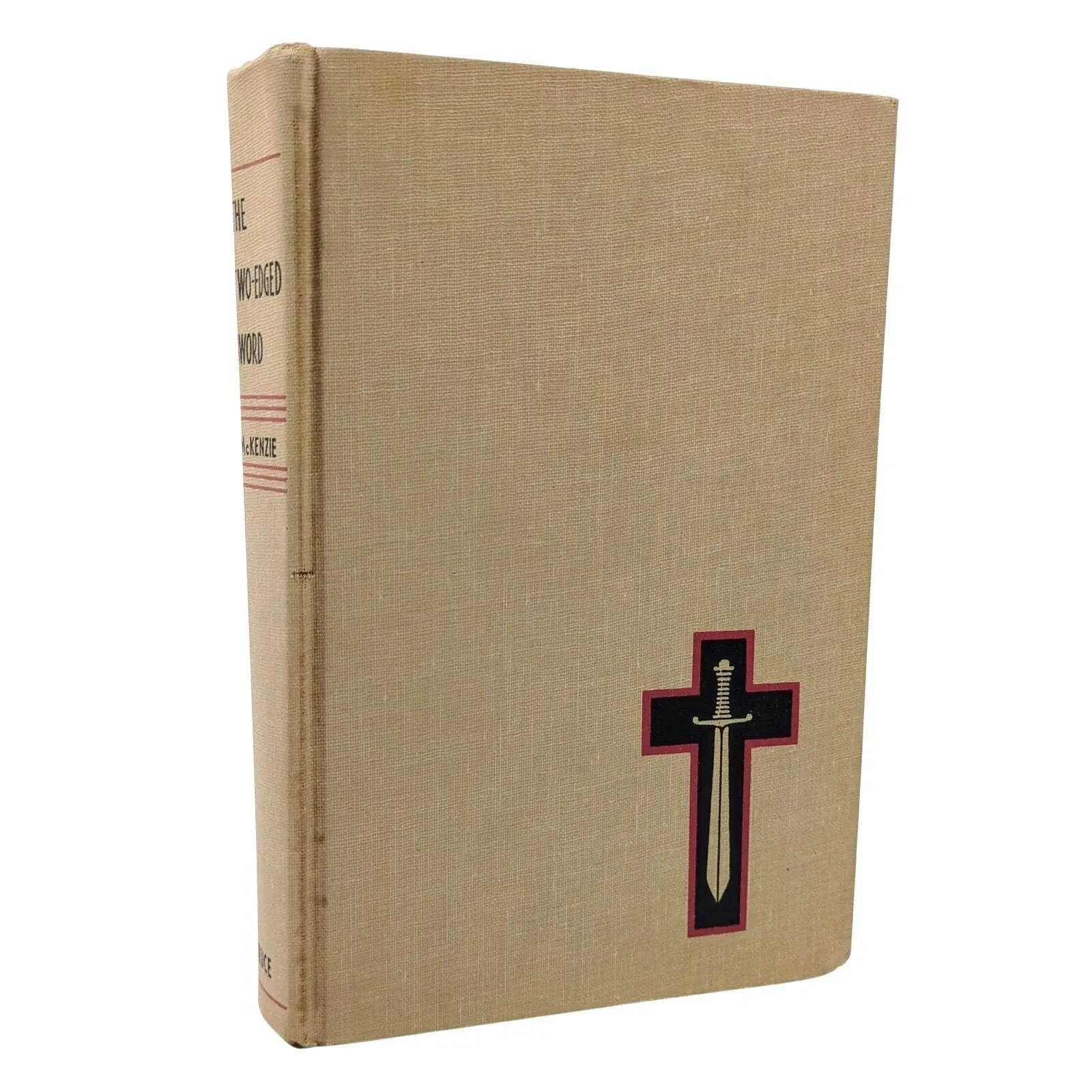 Product image for The Two-Edged Sword John L. McKenzie 1956 5th Ed Hardcover Book Old Testament