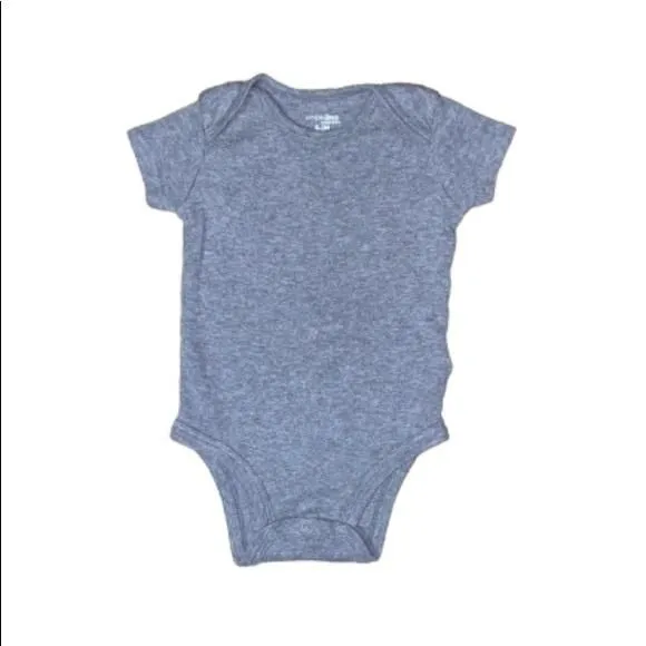 Product image for Carter’s Gray Short Sleeve Onesie Size 0-3 Months