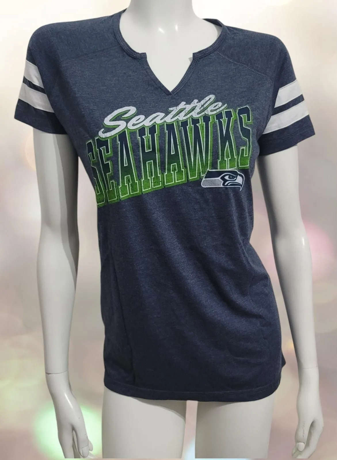 Product image for Tops Blue Women Seattle Seahawks Tshirt Size Small - new-with-tags - Fanatics