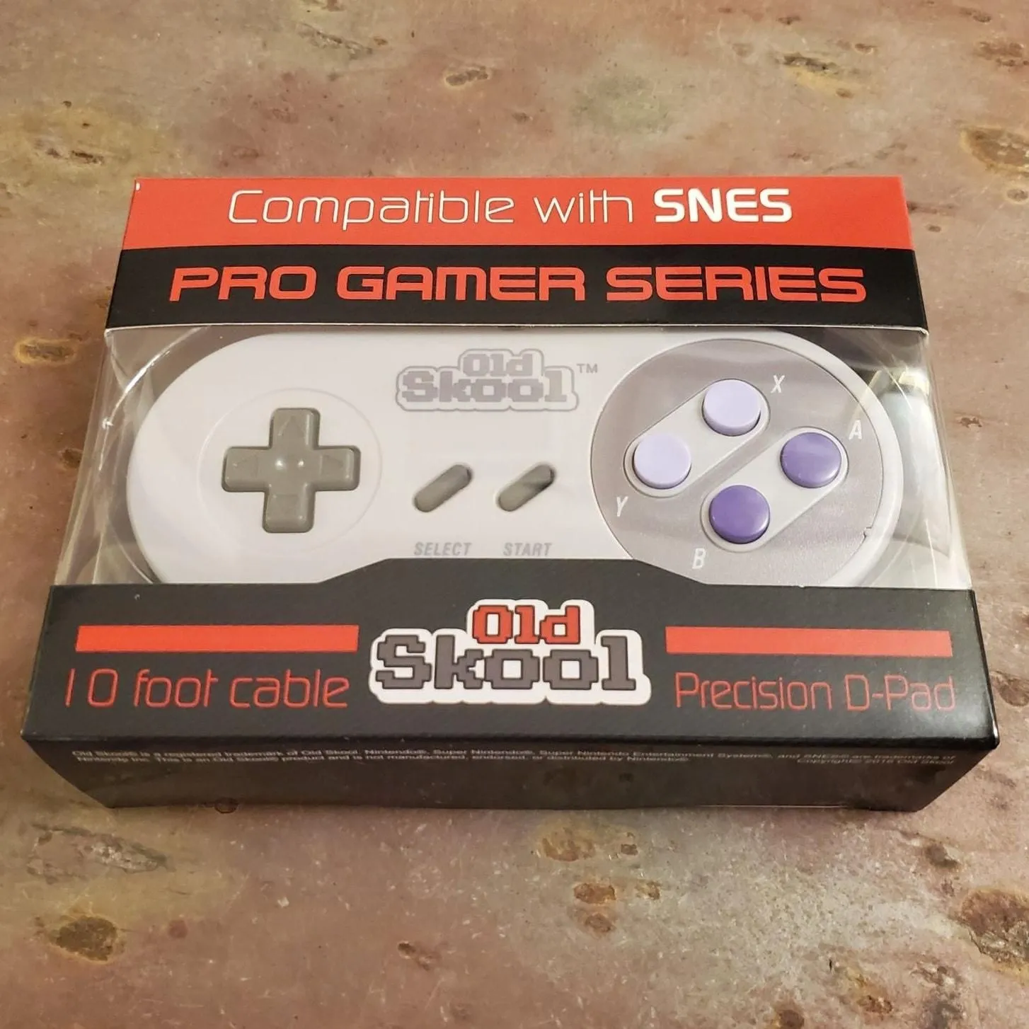 Product image for Super NES Controller w/ 10-FT Cord (NEW) - Super NES - Pro Gamer Series
