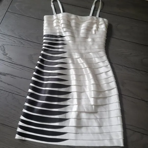 Product image for Bcbg Mini Dress Black White