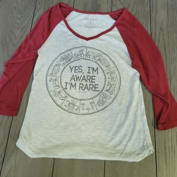Product image for Yes I'm Aware I'm Rare Shirt S. Astrology astrological signs