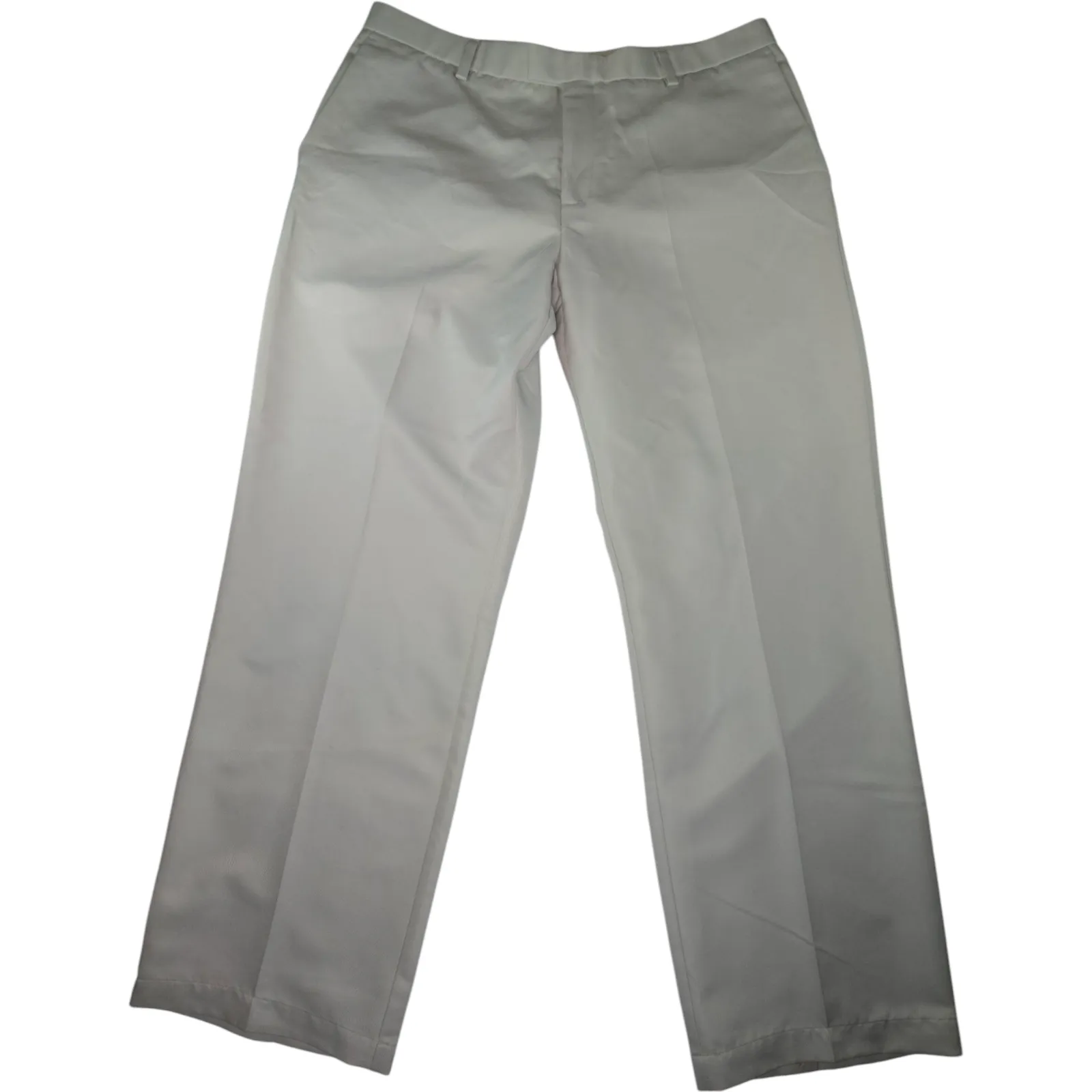 Product image for VTG Dockers Premium Khakis Relaxed Fit Mens 40x32 (Fits 40x31) White Flat Front - DOCKERS