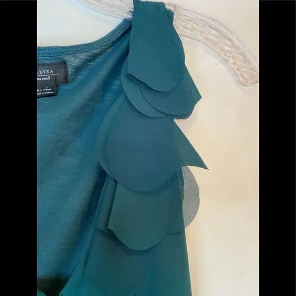 Product image for 🛍Anthropologie Deletta v-neck ruffle top