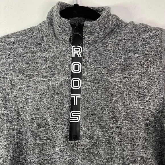 Product image for Roots Gray Fleece Quarter Zip