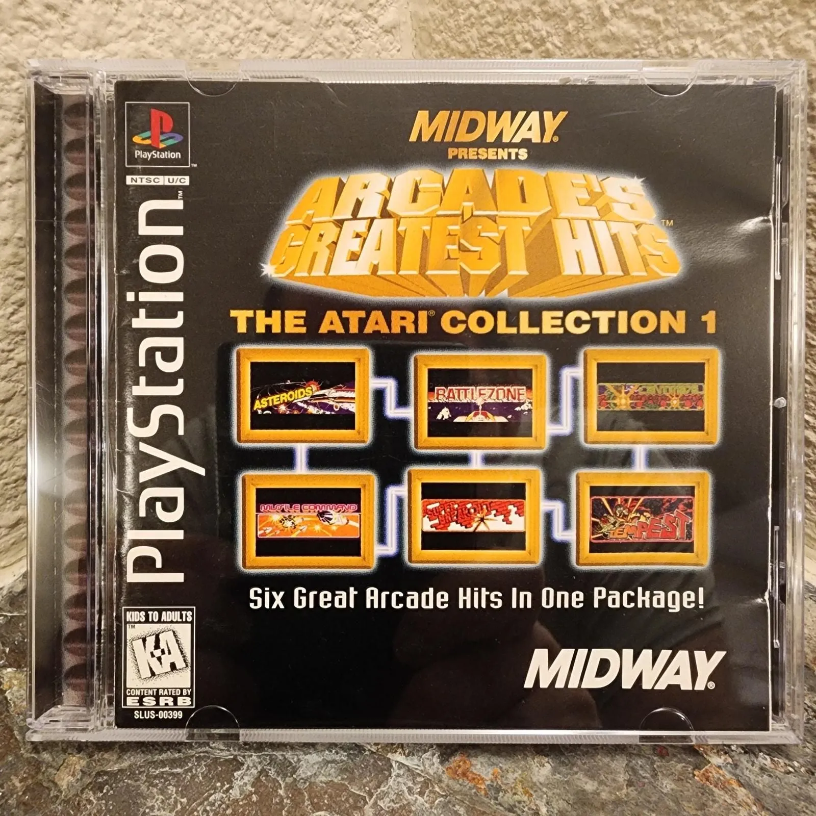 Product image for Game - Arcade's Greatest Hits: The Atari Collection 1 (CIB) - PS1
