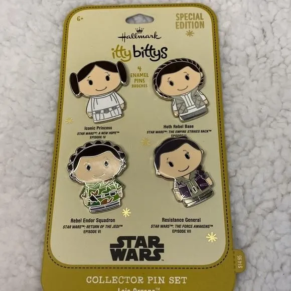 Product image for HALLMARK ITTY BITTYS STAR WARS COLLECTOR PIN SET