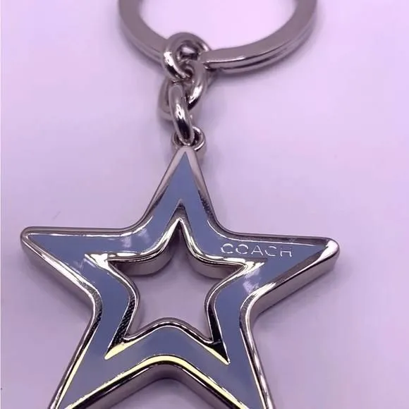 Product image for NWOT! COACH STAR BRIGHT KEYCHAIN