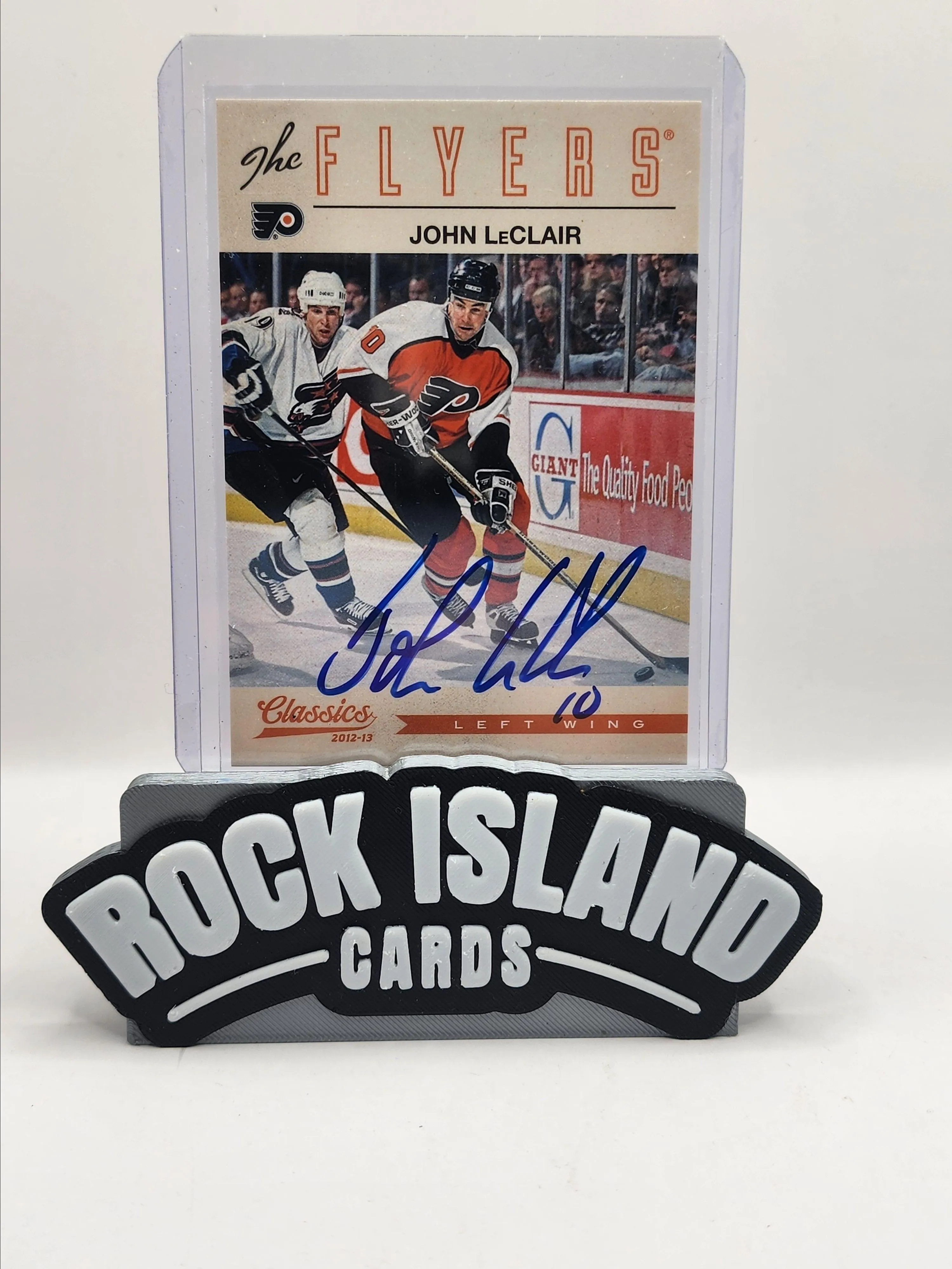 Product image for John LeClair 2012-13 Panini Classics Signatures #20 Autograph