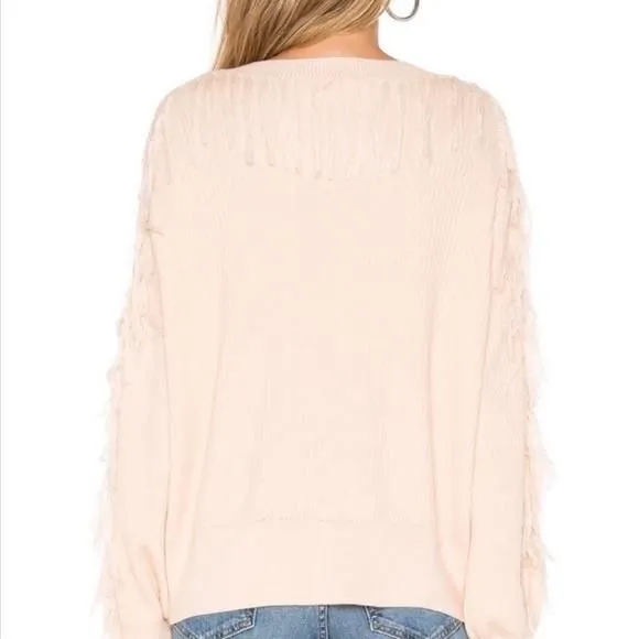 Product image for Tularosa medium peach fringe sparrow sweater