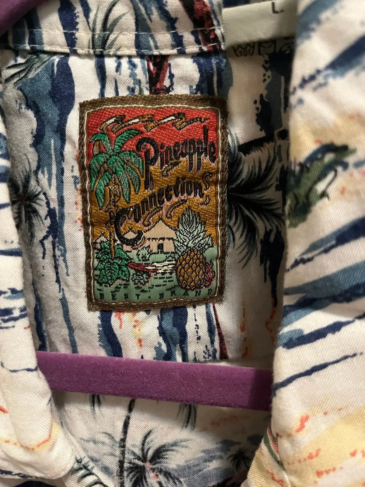 Product image for Men’s Hawaiian shirt palm trees