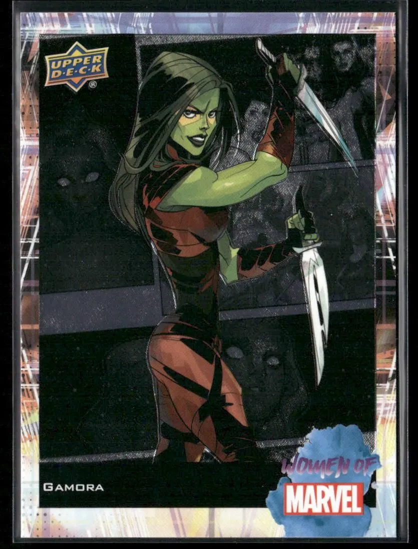 Product image for 2024 UD Women of Marvel Card 18 Gamora