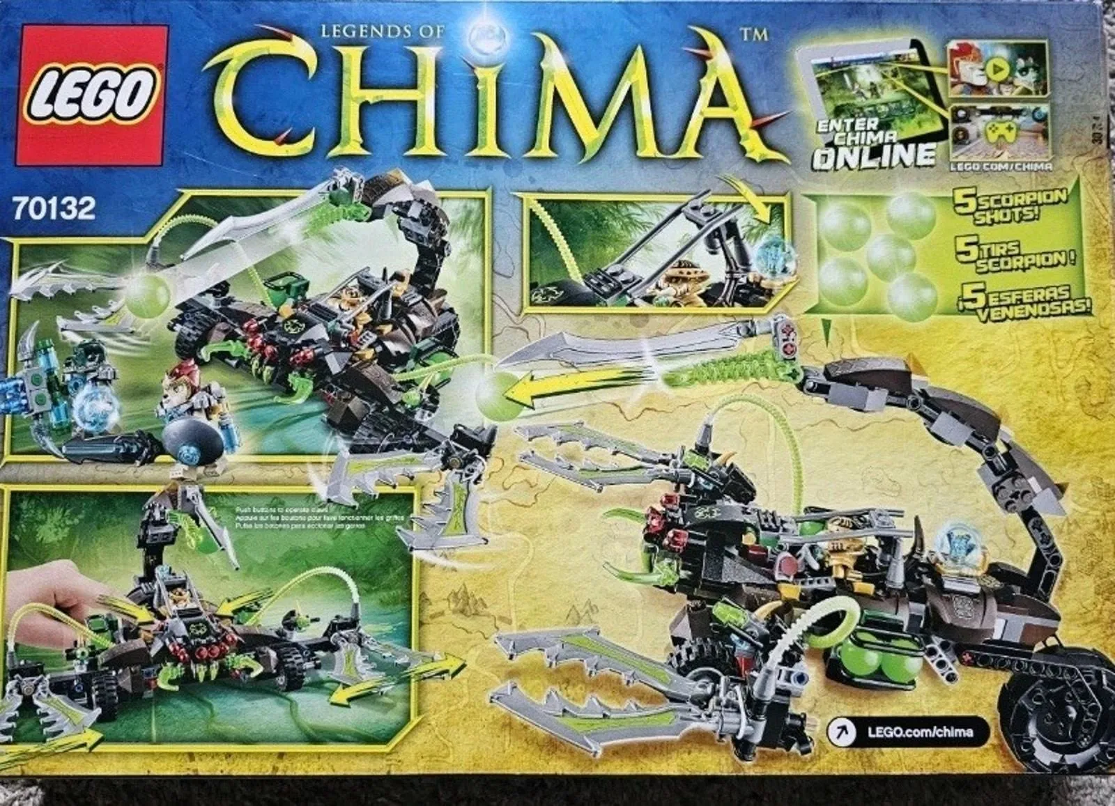 Product image for LEGO Legends of Chima: Scorm's Scorpion Stinger (70132) - New in Sealed Box