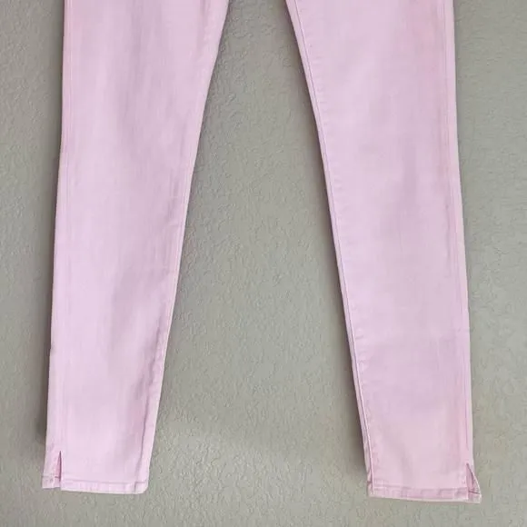 Product image for (+) PEOPLE Maila Soft Pink Skinny Jeans Denim Designer Size 29 Made in Italy