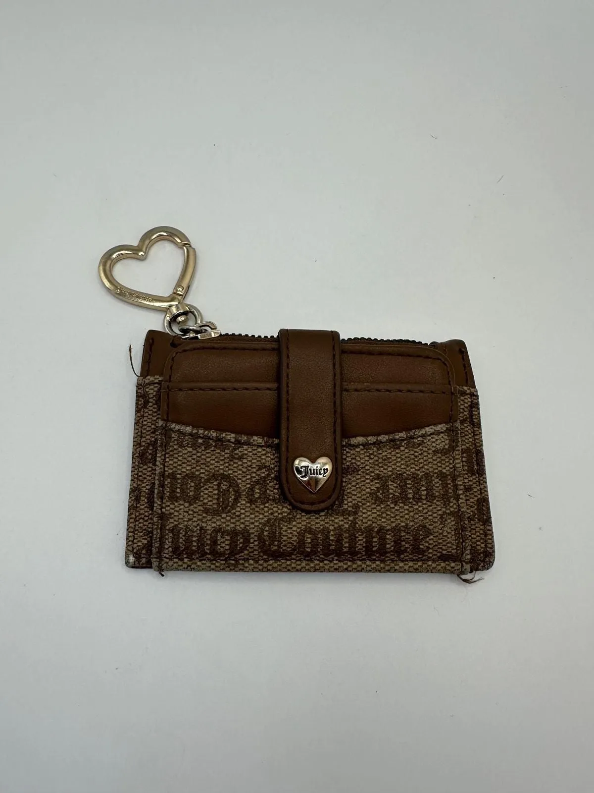 Product image for Juicy Couture Spring Fling Card Case Chestnut Chino GUC
