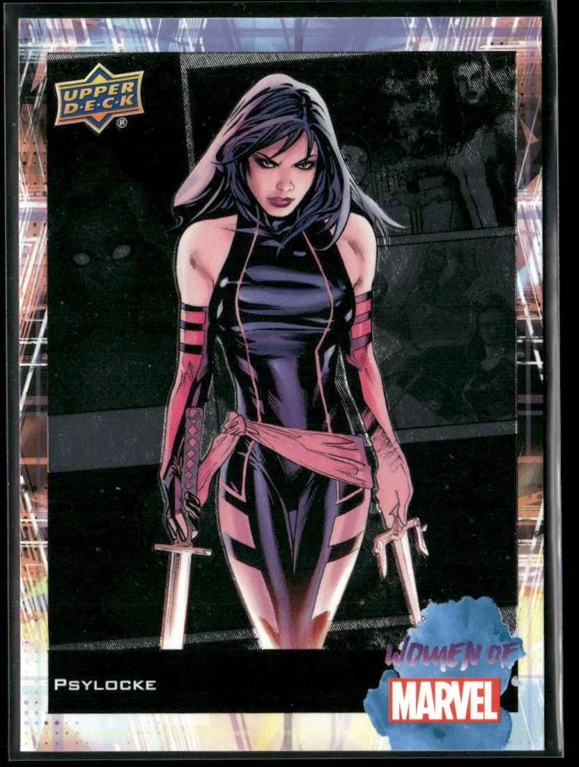 Product image for 2024 UD Women of Marvel Card 58 Psylocke