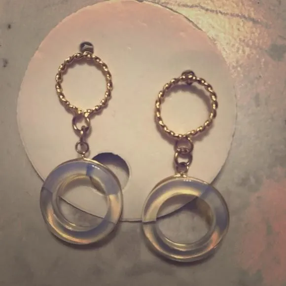 Product image for 🌙 moon stone earrings 💫