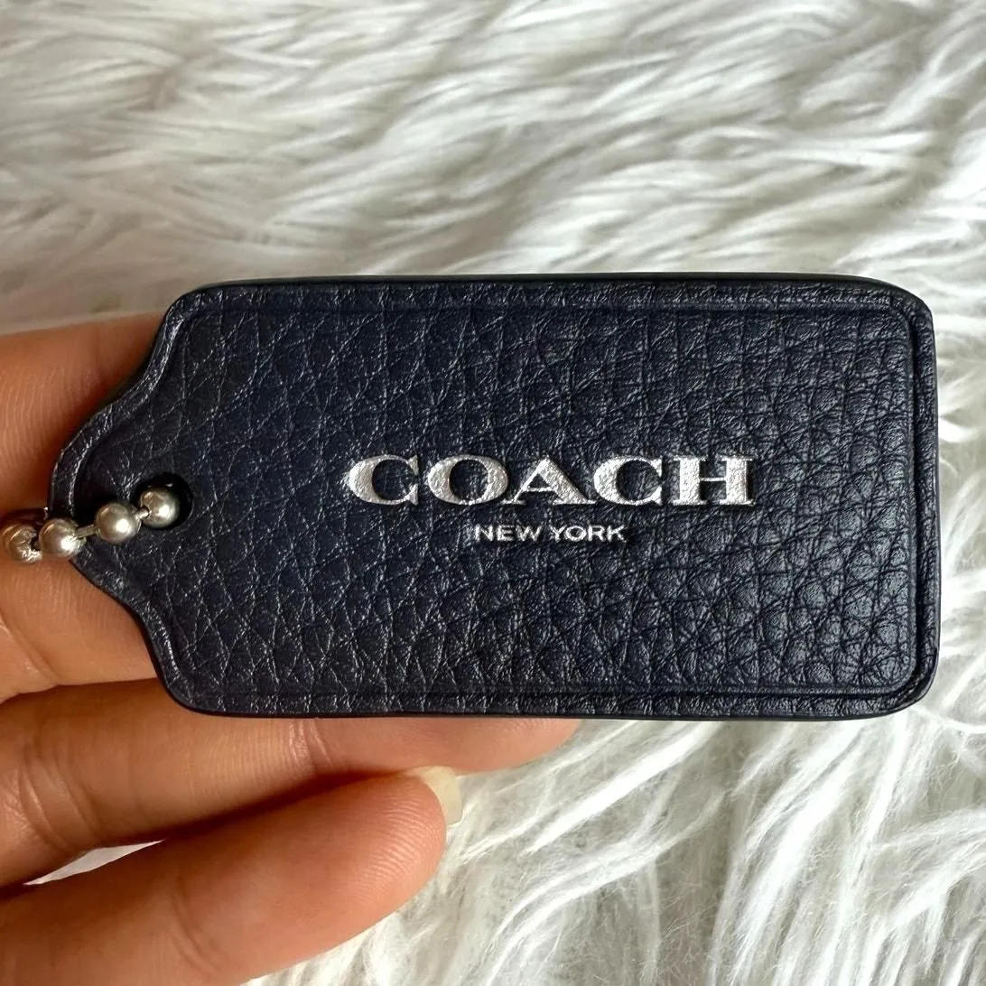 Product image for 2.5" COACH  Fob Bag Charm Hang tag Hangtag
