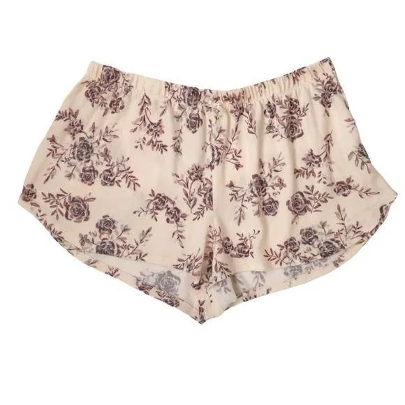 Product image for Marilyn Monroe Sleep Shorts Pjs Pink Floral Pattern Size L