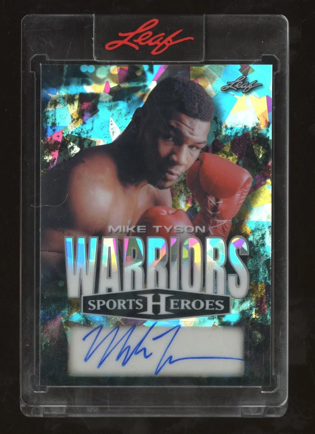 Product image for 2025 Leaf Sports Heroes Mike Tyson #W-MT1 Ice Autograph Warriors 17/25