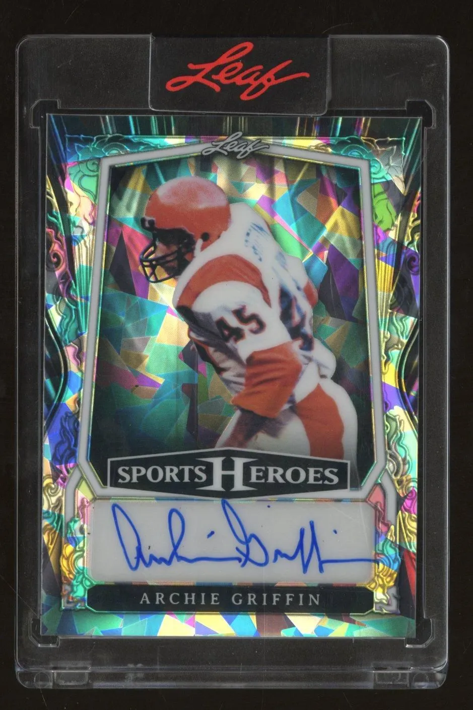 Product image for 2025 Leaf Sports Heroes Archie Griffin #BA-AG2 Ice 9/35 Autograph