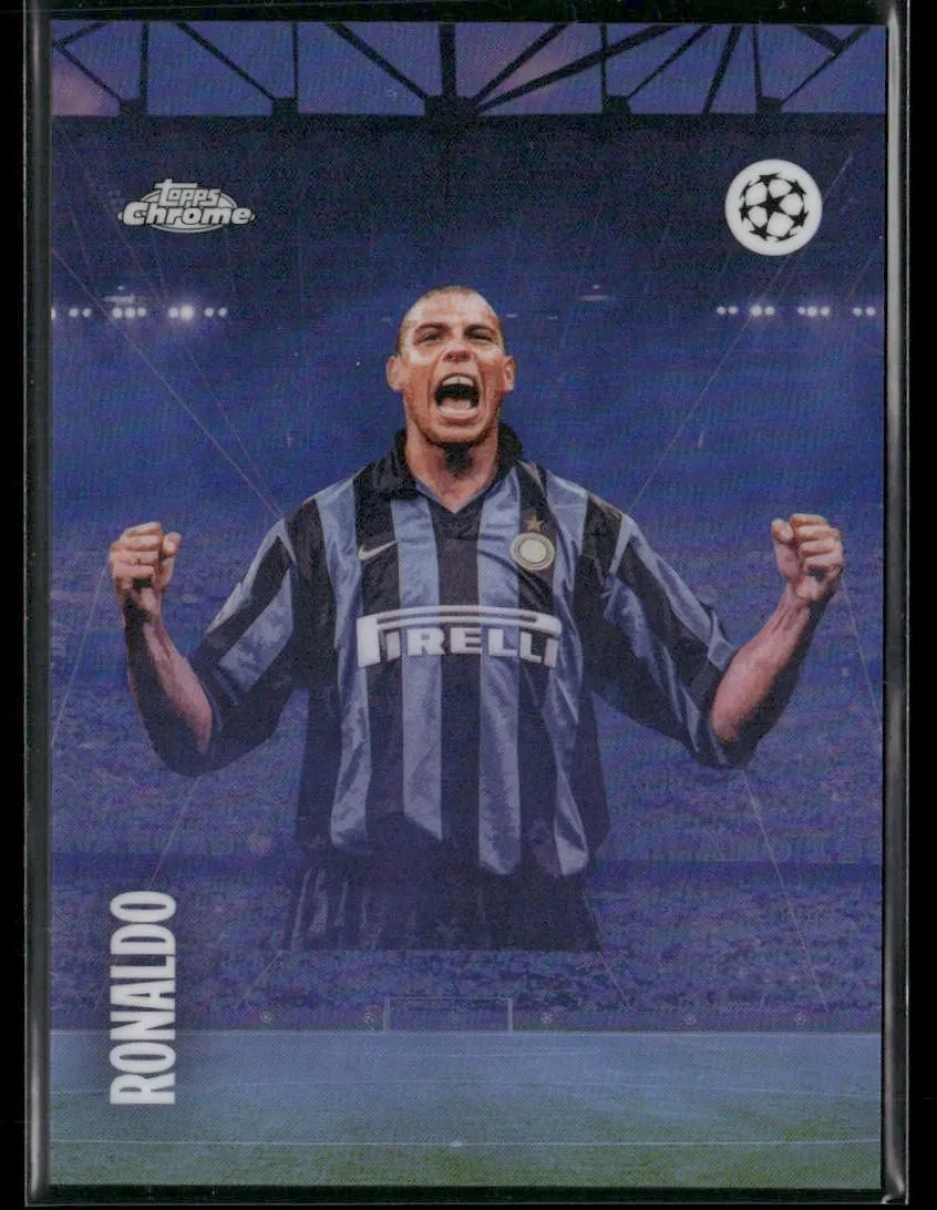 Product image for 2025 Topps Chrome UEFA Champions Ronaldo #TF-9 Tifo SP
