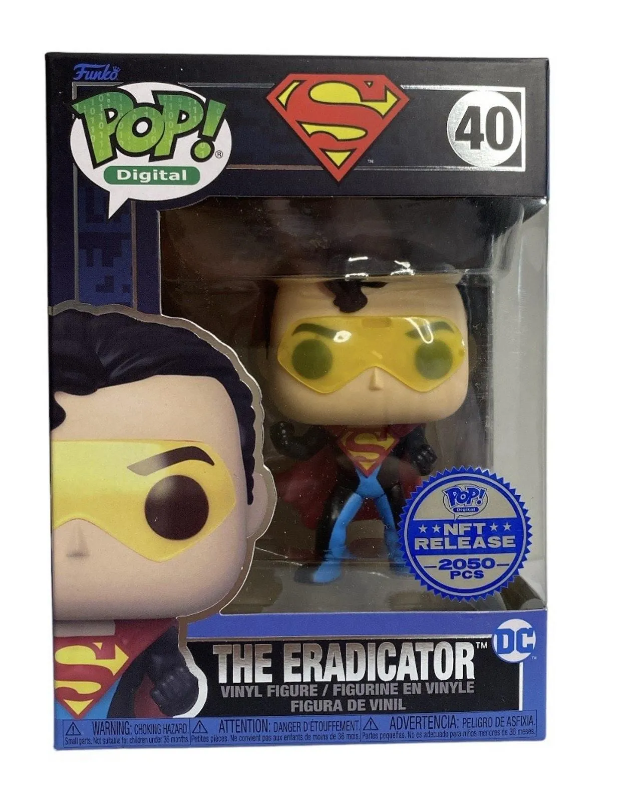 Product image for Funko POP! Digital: Superman The Eradicator #40 Heroes 2050 Pieces
