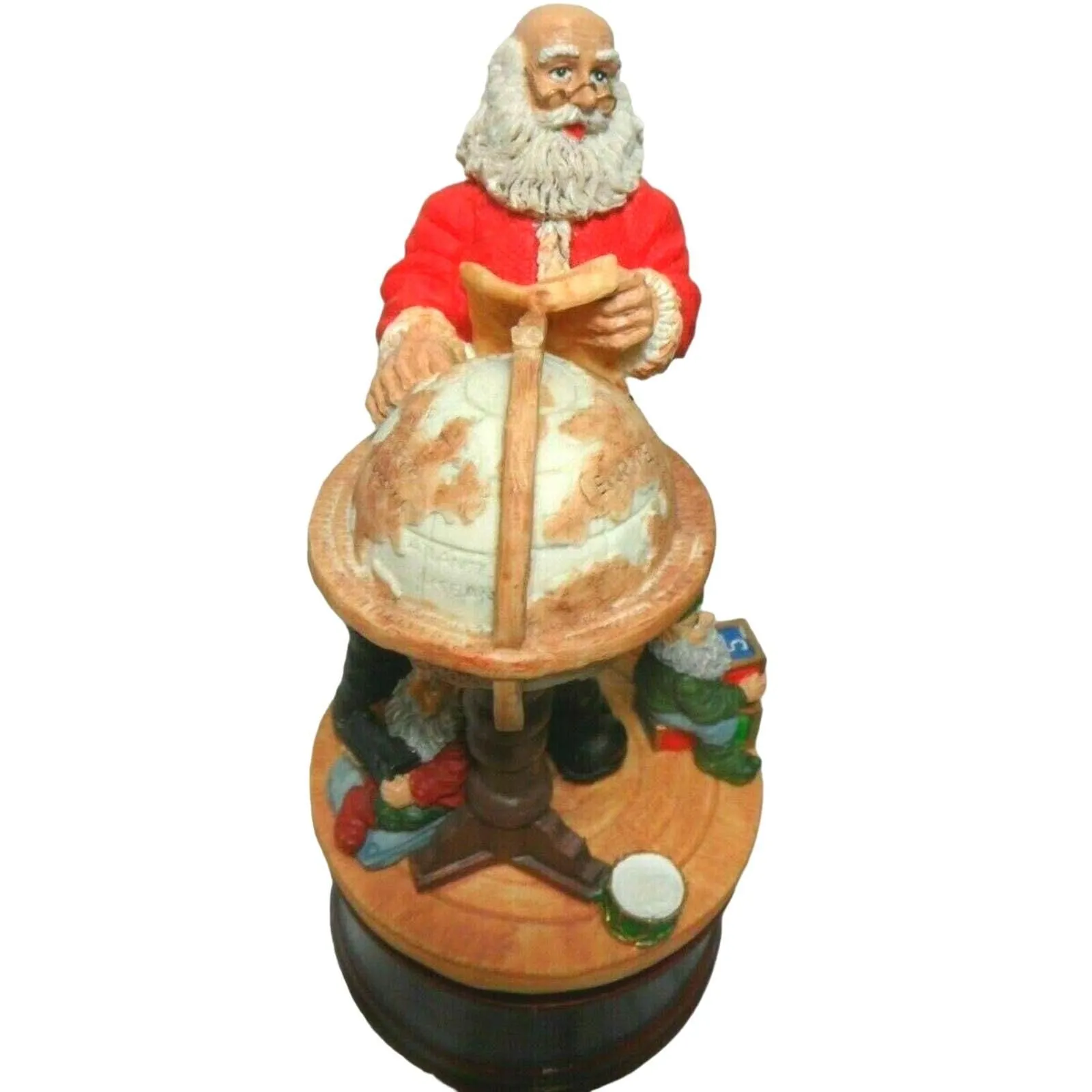 Product image for Vintage Seymour Mann The Christmas Collectibles Antique Santa Music Box