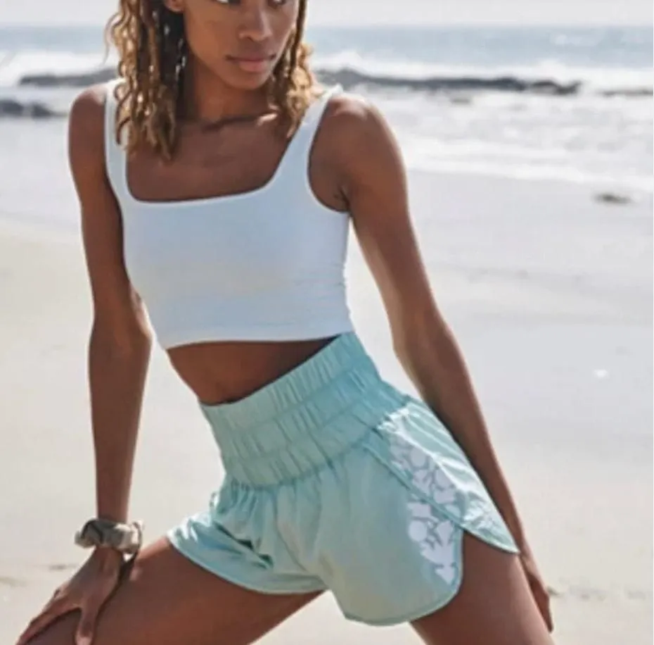 Product image for Free People Movement The Way Home Shorts Mint Green Size Large - pre-owned---good - Free People