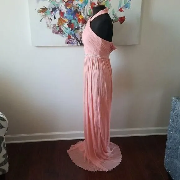 Product image for JS BOUTIQUE Pink  Dress w/Beads size 2