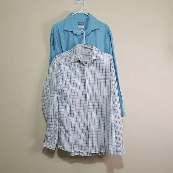 Product image for Michael Kors 2 for 1 Bundle Shirts size Large