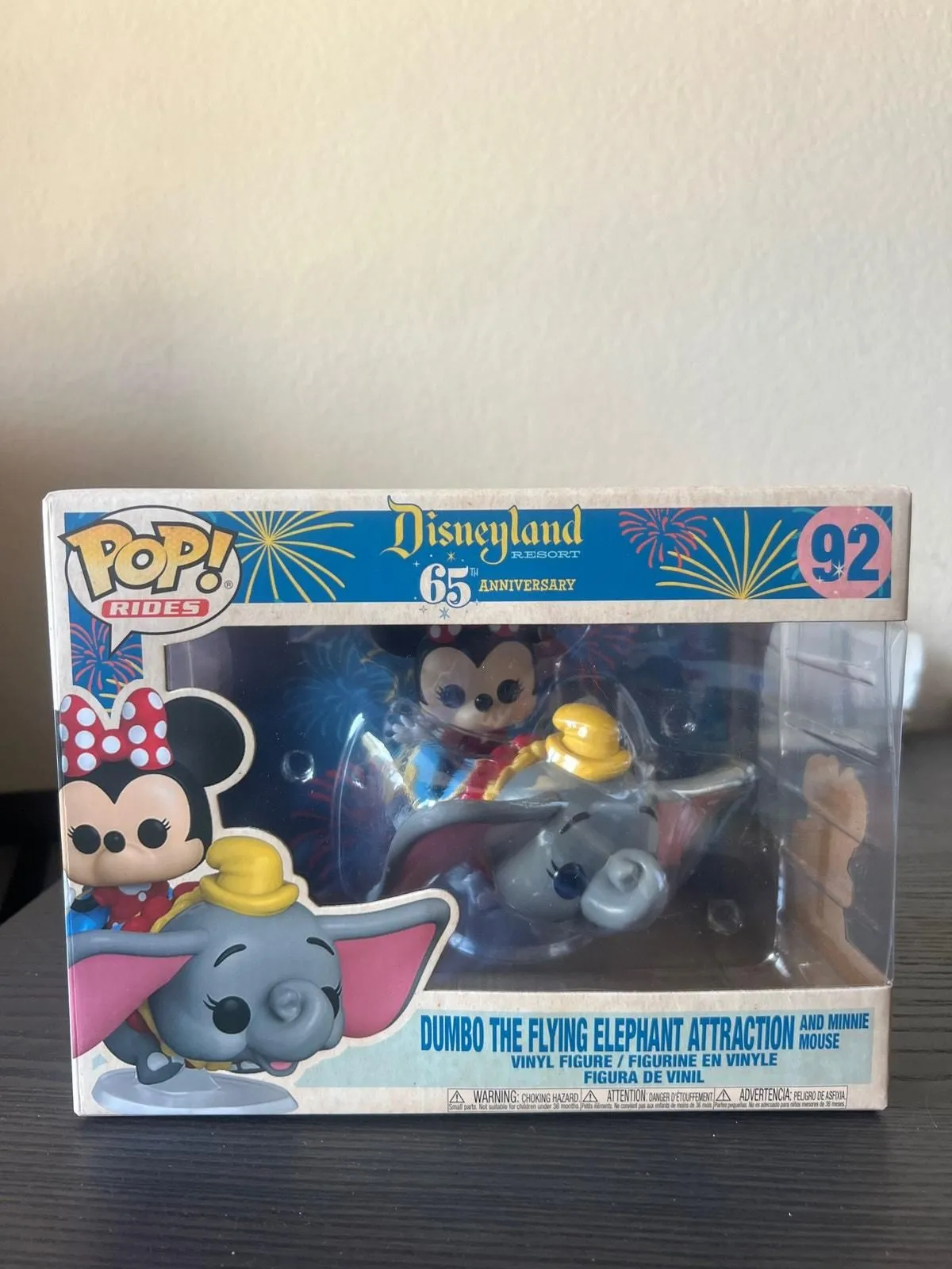 Product image for VAULTED Dumbo Attraction w/ Minnie Mouse Funko Pop RIDE #92 Disney World Parks