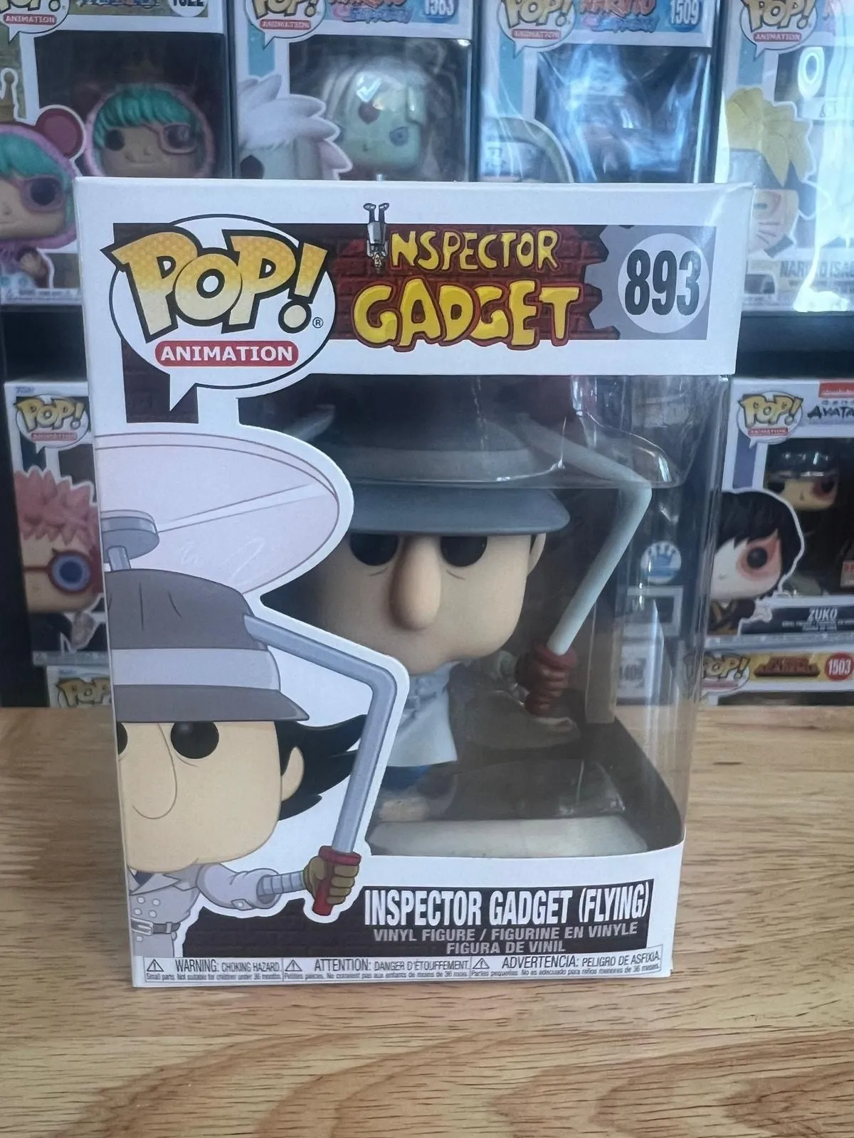 Product image for VAULTED Inspector Gadget (Flying) Funko Pop #893 Animation TV Cartoon Television