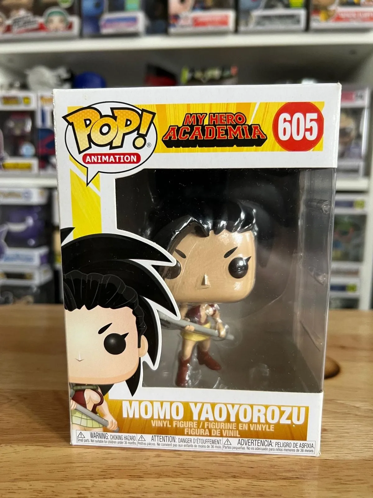 Product image for VAULTED Momo Yaoyorozu My Hero Academia Funko Pop #606 MHA Anime Manga Animation
