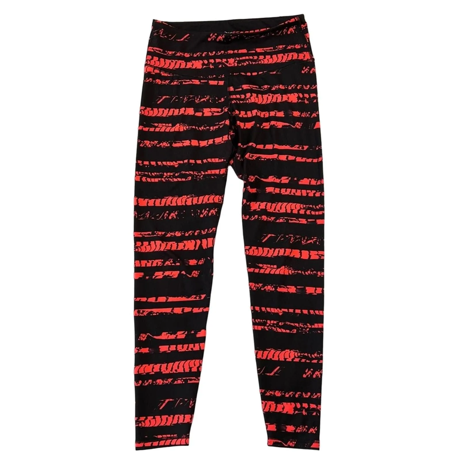 Product image for Old Navy Women’s Active Legging Large Black Orange Running Pants - pre-owned---good - Old Navy