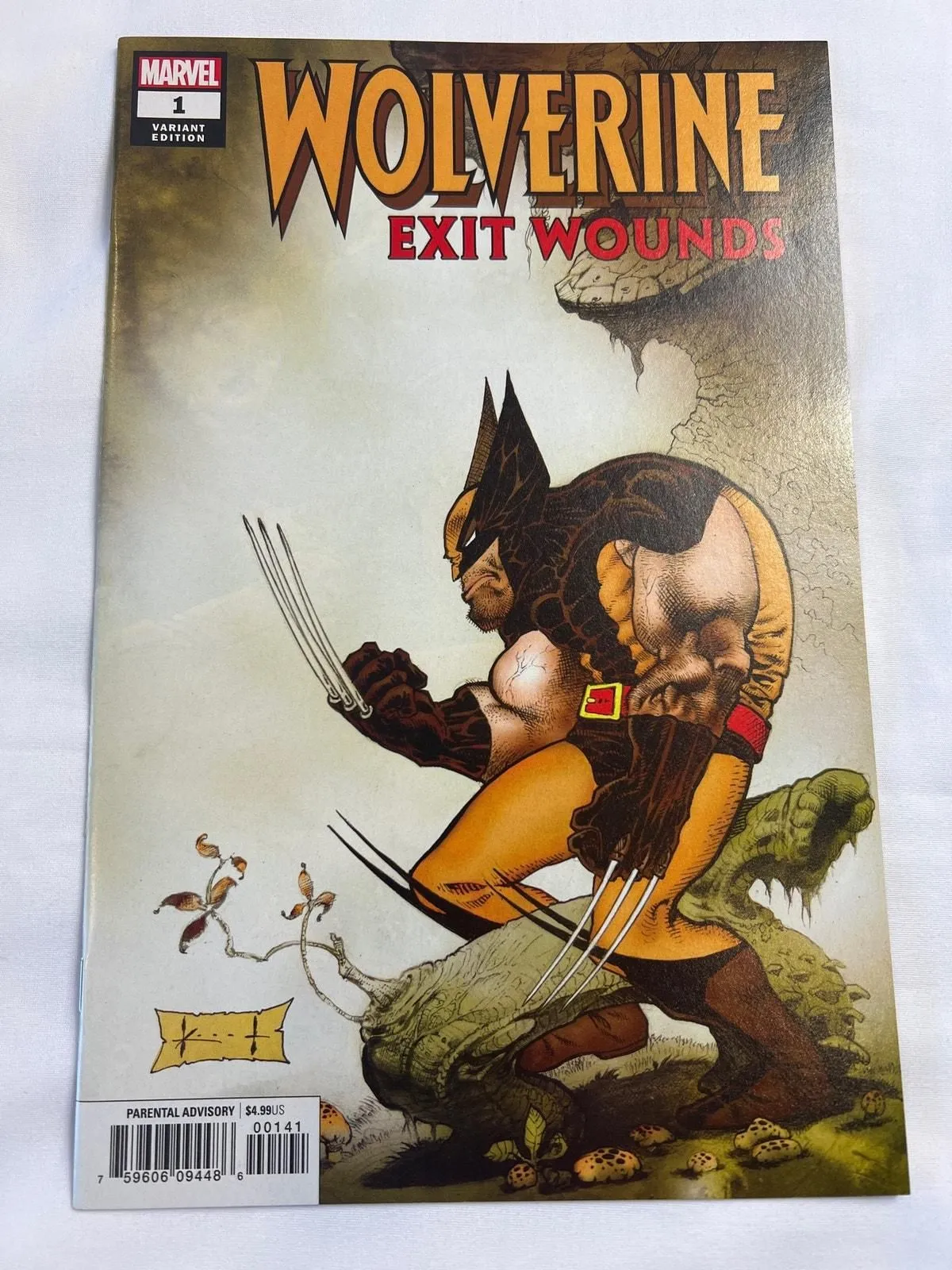 Product image for WOLVERINE EXIT WOUNDS #1 KEITH VARIANT COVER JUNE 2019 CHRIS CLAREMONT LOGAN NEW - good
