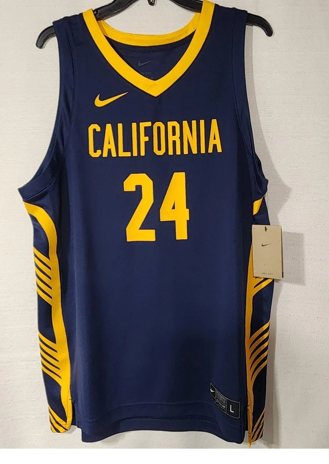 Product image for Berkley Nike Replica Basketball Jersey Men's L #24 - new-with-tags - Nike